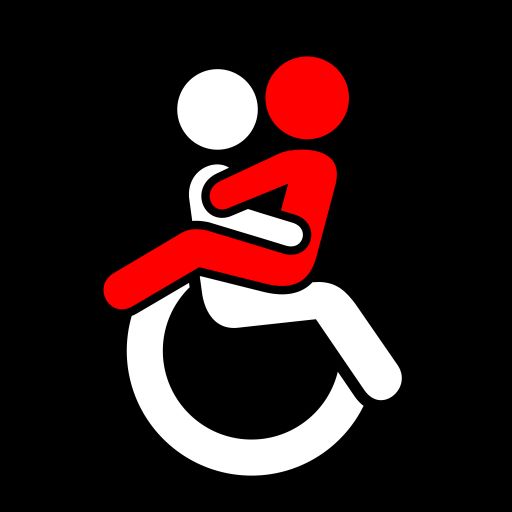 two persons are having sex on wheelchair