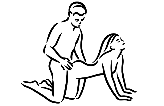 man and women doing doggy style