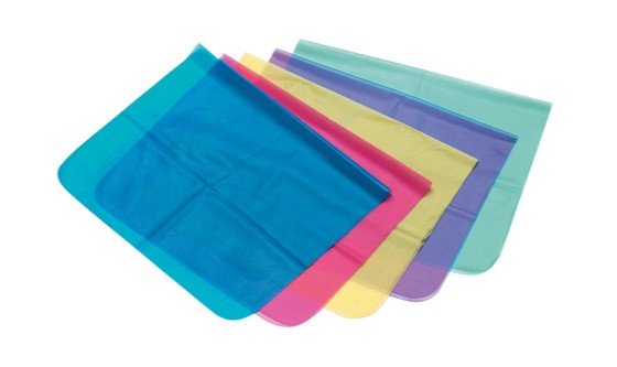 Image of different coloured dental dams 