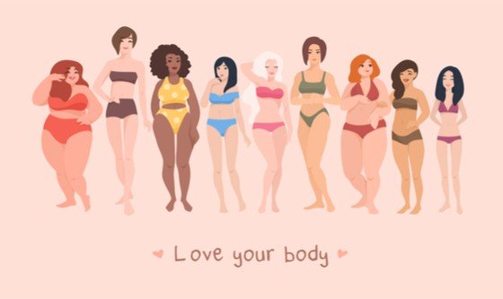 Bodies come in many different shapes and sizes and that's beautiful
