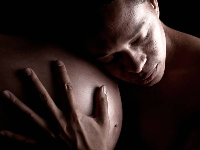 Making love during pregnancy.