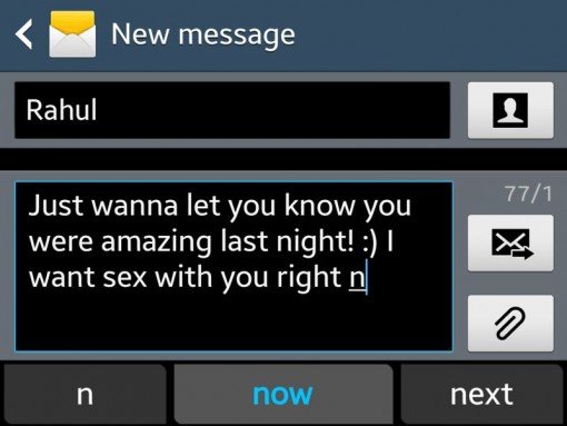 Risky thrills of secret sexting