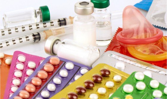 Image of various birth control methods